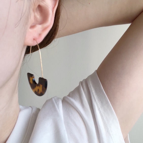 Baublebar Style Faidra Resin Tortoise Earring - Picture 4 of 8